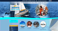 Desktop Screenshot of croisieres-nereides.com